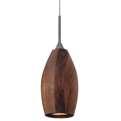 Loft Walnut Mini Pendant by Fredrick Ramond - Starlight Lighting USA and Canada